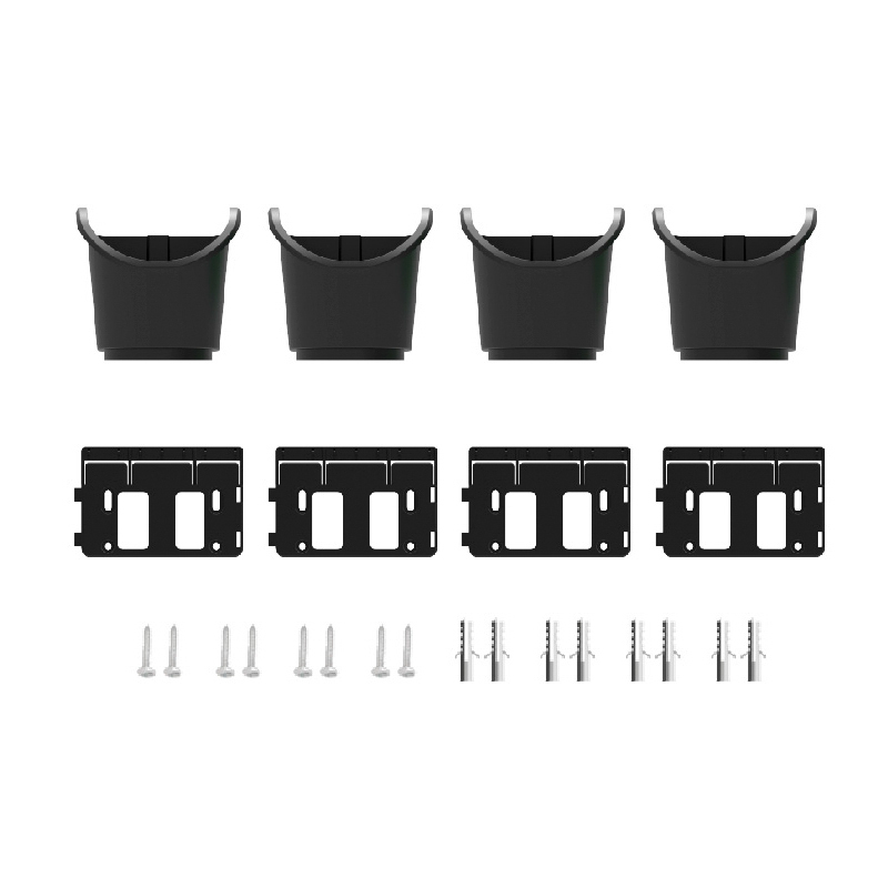 4盆DIY綠墻，包含4 x No 1掛盆，4 x掛條，8 x螺絲組 3211E